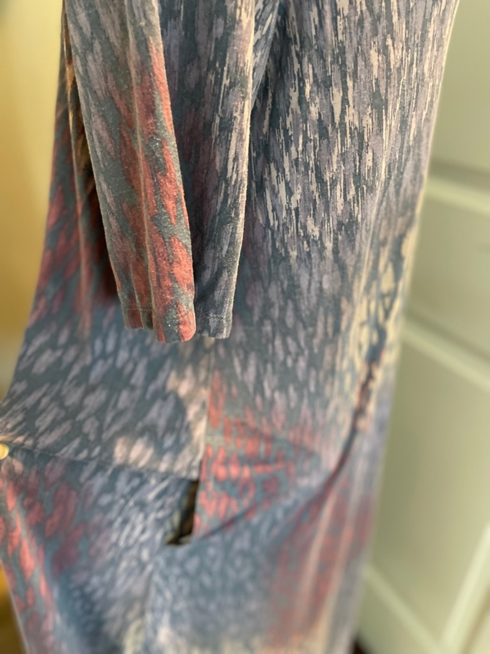 Bohemian Style Maxi Dress Animal-Tie-dye Vibes Abstract Relaxed Vacation Travel - Picture 8 of 13